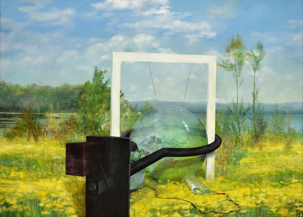 soudain - le printemps dernier - Bedřich Dlouhý — The Test  (oil on canvas, 1978)