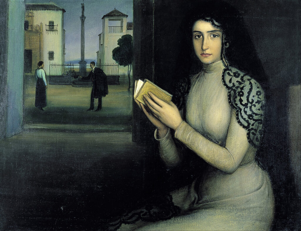 la vie des autres - Julio Romero de Torres : Woman praying, 1915