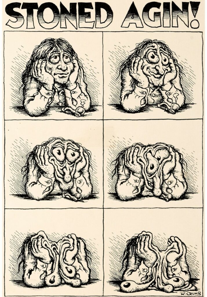 vos paupières sont lourdes. Robert Crumb