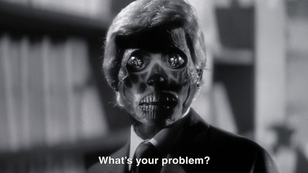 il y a quelque chose qui ne va pas ? Invasion Los Angeles (They Live) John Carpenter, 1988