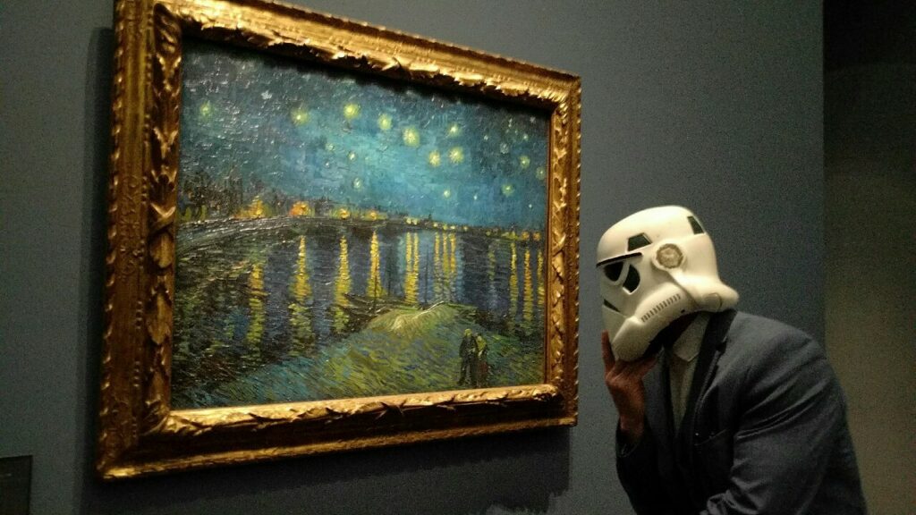 la guerre des étoiles (Vincent van Gogh)