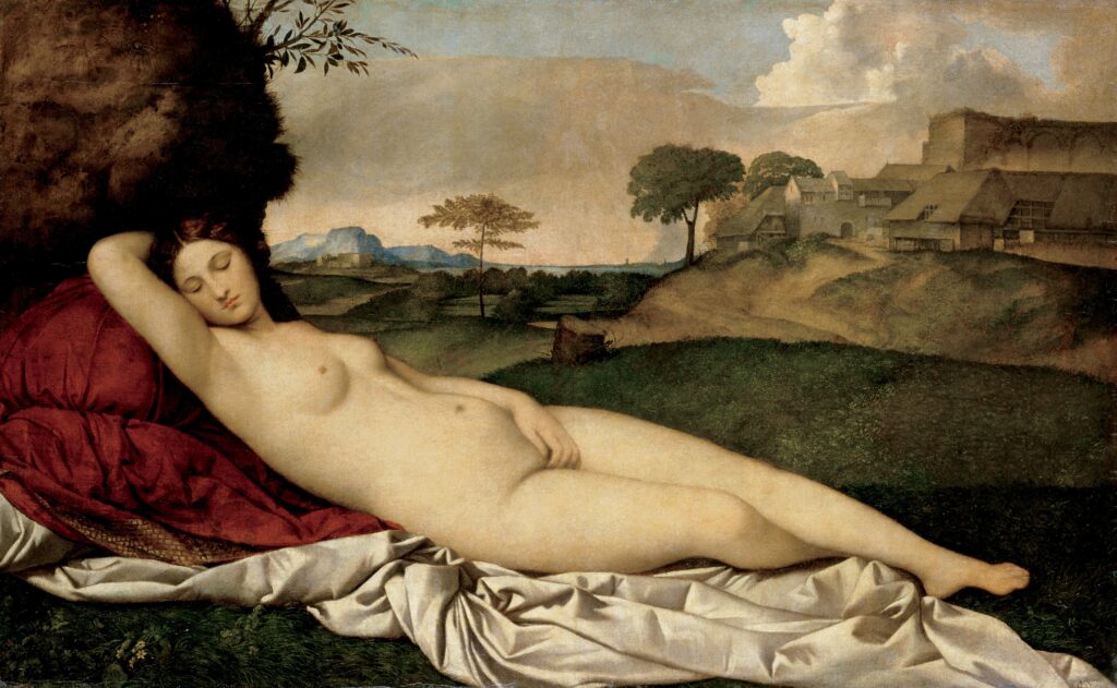 le premier nu couché connu dans la peinture occidentale