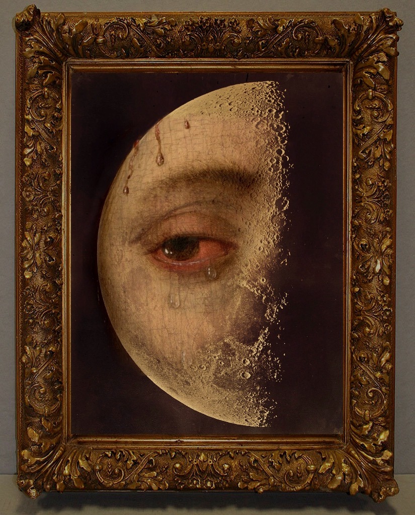 la lune (aux yeux) rouge
