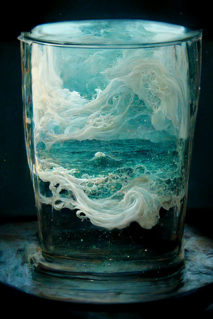 une tempête dans un verre d'eau. Darius Greene  ghost owl attic