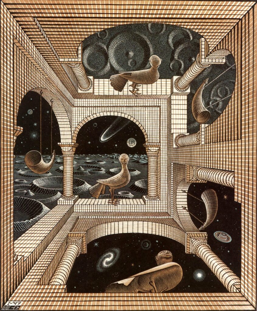 ça va être une belle journée. Maurits Cornelis Escher