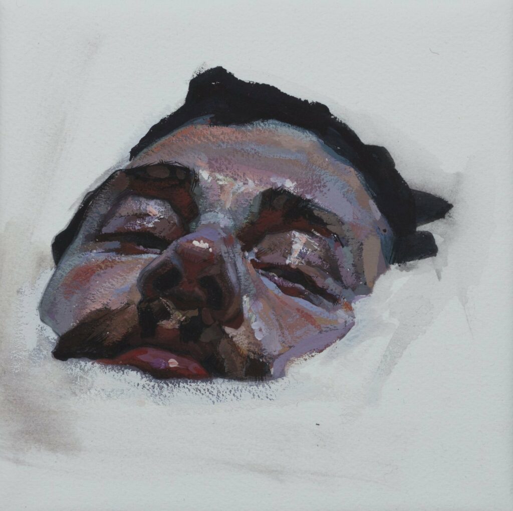 ne réveillez pas un moustachu qui dort. Timur Akhriev, “Bliss”, 2017