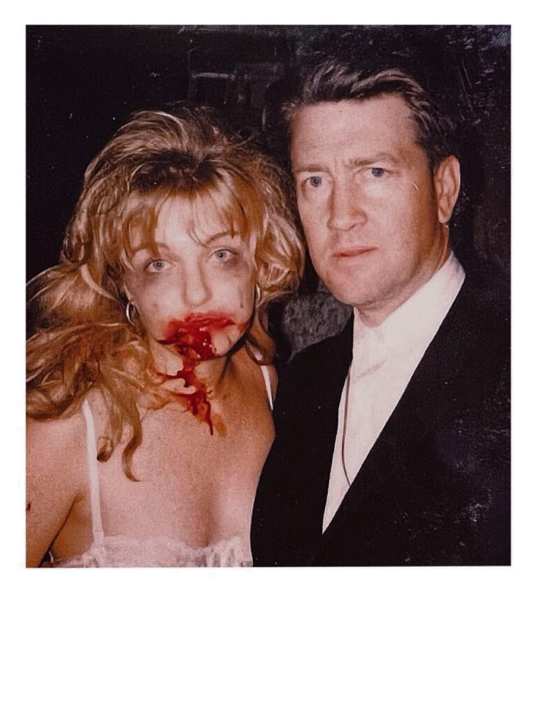 David Lynch and Sheryl Lee on the set of Twin Peaks Fire Walk With Me (1992)