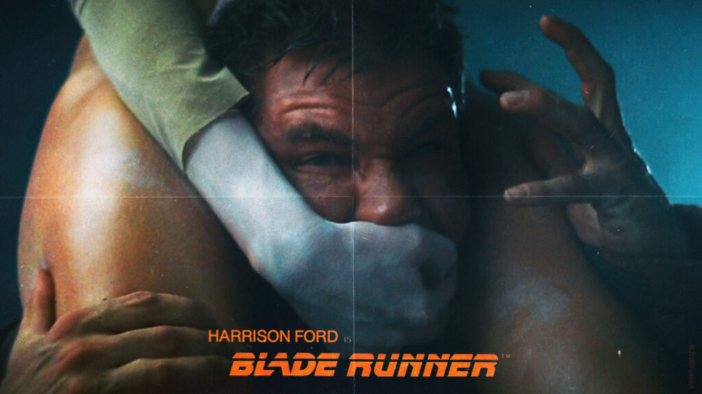 un des derniers humains étouffé entre les cuisses d'une androïde