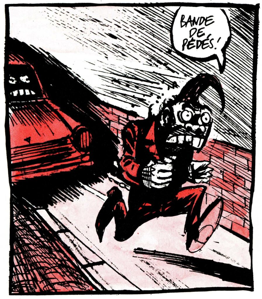 le président à la coiffure improbable évacué et indemne qualifiant des assaillants de "bande de pédés"